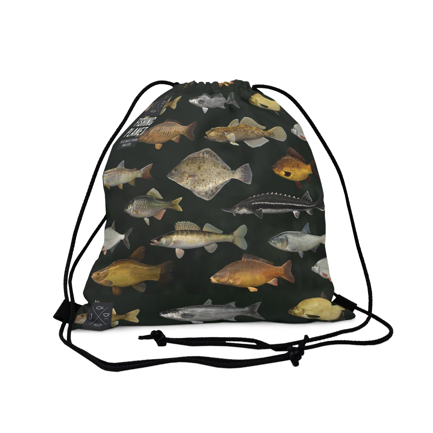Fishing Planet Outdoor Drawstring Bag