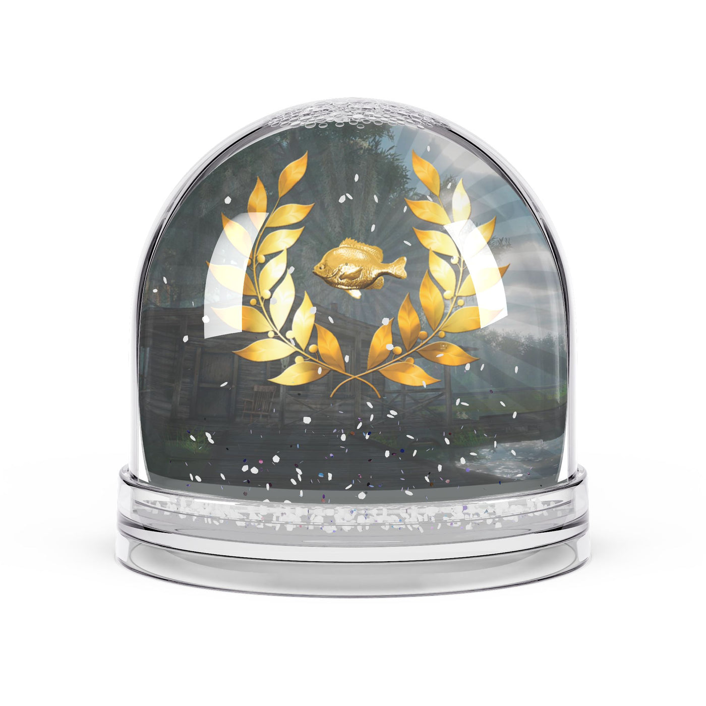 Gold Fish Snow Globe