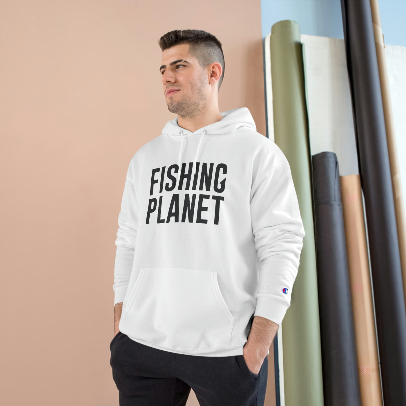 Fishing Planet Logo Champion Hoodie (US shipping)