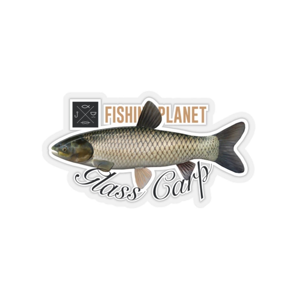 Fishing Planet Glass Carp Sticker (US shipping)